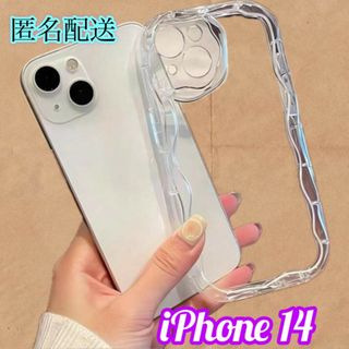 iPhone 14 クリア スマホケース カバー 透明 シェイカー 人気 推し活