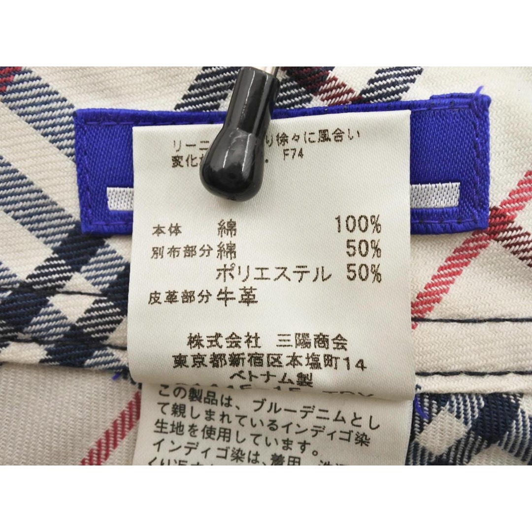 BURBERRY(バーバリー)のBURBERRY バーバリー BLUE LABEL ブルーレーベル ボタンフライ クロップド デニムパンツ size24/濃紺 ■◇ レディース レディースのパンツ(デニム/ジーンズ)の商品写真