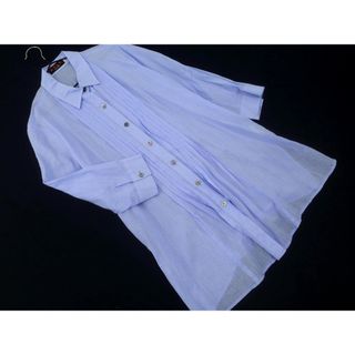 EVEX by KRIZIA エヴェックスバイクリツィア 7分袖 シャツ size40/青 ■◇ レディース(シャツ/ブラウス(長袖/七分))