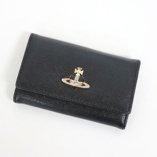 ヴィヴィアンウエストウッド(Vivienne Westwood)の【Vivienne Westwood】ヴィヴィアンウエストウッド 4連キーケース ブラック×ゴールド金具 レザー 51020001-L0040/kr16815ar(キーケース)