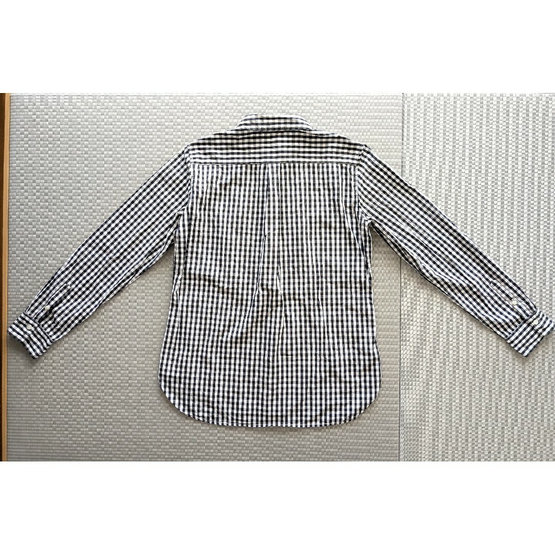MUJI (無印良品)(ムジルシリョウヒン)の新品同様 MUJI シャツ 無印良品 ギンガムチェック コットンシャツ Mサイズ レディースのトップス(シャツ/ブラウス(長袖/七分))の商品写真