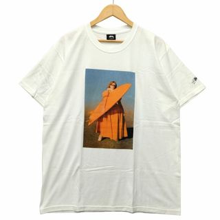 STUSSY ステューシー MAIDEN TEE プリント 半袖Ｔシャツ ホワイト サイズ L 正規品 / 51466