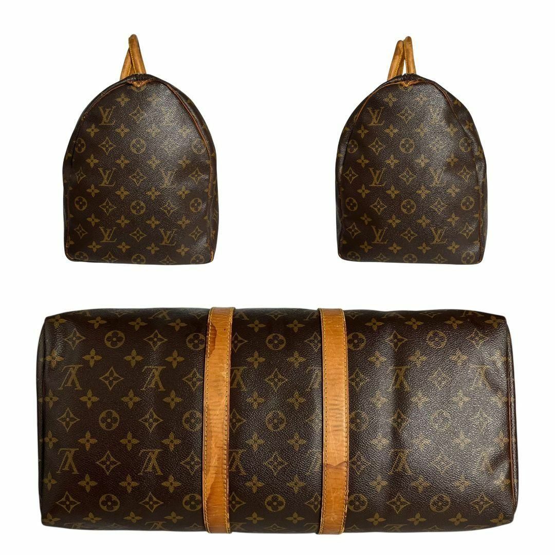 LOUIS VUITTON ボストンバッグ モノグラム キーポル45 旅行鞄 LOUIS VUITTON - 鑑定済☆ルイヴィトン キーポル45 モノグラム