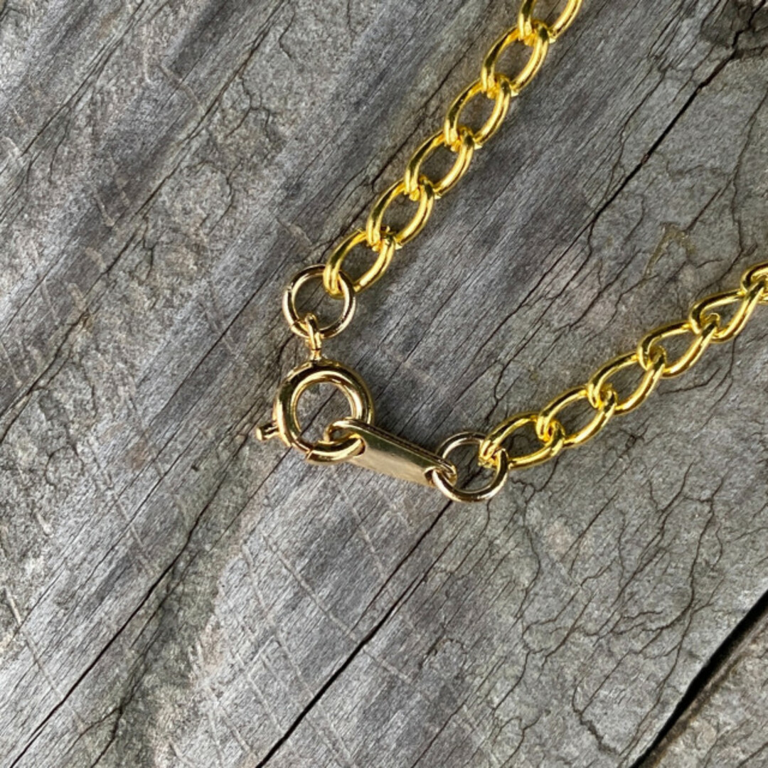《太め》ゴールド チェーンネックレス 50cm メンズ レディース アクセサリー メンズのアクセサリー(ネックレス)の商品写真