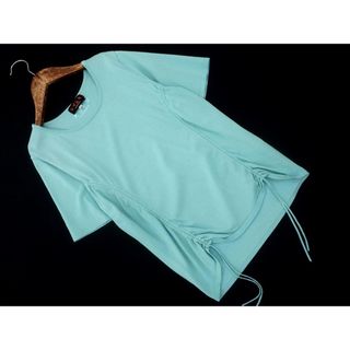 EVEX by KRIZIA エヴェックスバイクリツィア リボン サマー ニット セーター size40/水色 ■◆ レディース