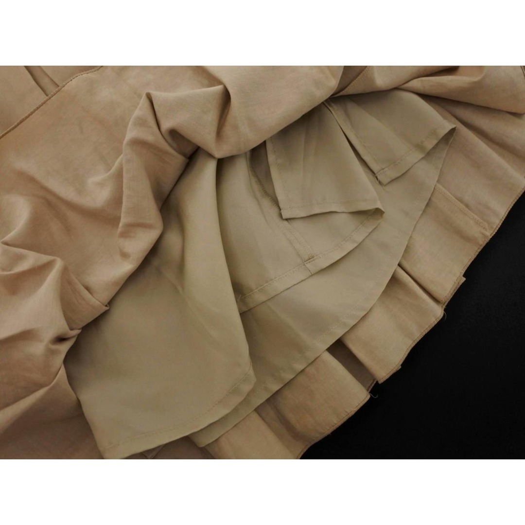 Paul Stuart(ポールスチュアート)の新品 PAUL STUART ポールスチュアート シルク混 タック ロング スカート ベージュ ■◇ レディース レディースのスカート(ロングスカート)の商品写真