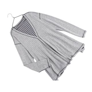 EVEX by KRIZIA エヴェックスバイクリツィア Vネック カーディガン size42/グレー ■◇ レディース