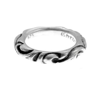 クロムハーツ(Chrome Hearts)のクロムハーツ CHROME HEARTS 【 SCRL BAND 】 スクロールバンド シルバー リング 42097(リング(指輪))