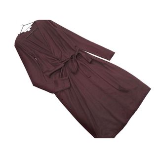 ダイアンフォンファステンバーグ(DIANE von FURSTENBERG)のDIANE VON FURSTENBERG ダイアンフォンファステンバーグ カシュクール ワンピース size0/ブラウン ■◇ レディース(ひざ丈ワンピース)