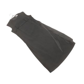 エポカ(EPOCA)のEPOCA エポカ ノースリーブ Iライン ワンピース size38/黒 ■◆ レディース(ひざ丈ワンピース)