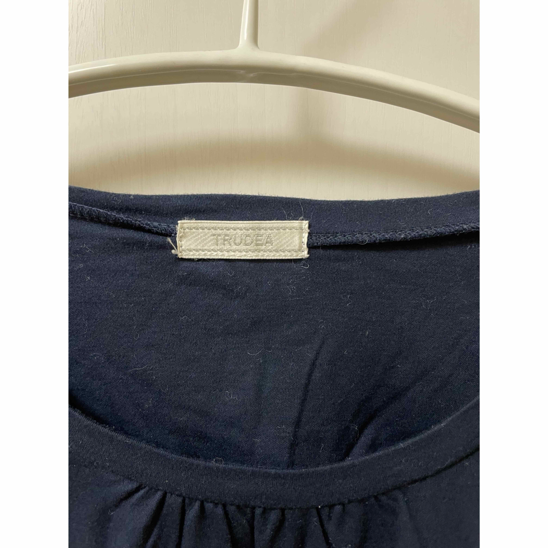 Tシャツ　カットソー　ネイビー 綿100% 日本製 メンズのトップス(Tシャツ/カットソー(半袖/袖なし))の商品写真