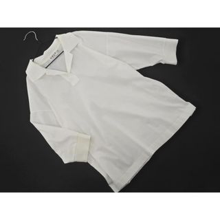 EVEX by KRIZIA エヴェックスバイクリツィア 襟 7分袖 カットソー size40/白 ■◇ レディース(カットソー(長袖/七分))