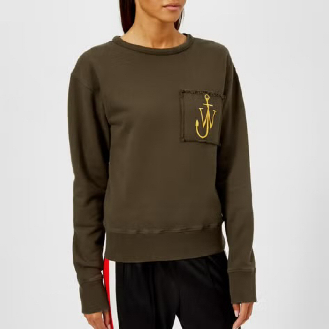 J.W.ANDERSON(ジェイダブリューアンダーソン)のJW ANDERSON JWアンダーソン ロゴ スウェット トレーナー ブラウン レディースのトップス(トレーナー/スウェット)の商品写真
