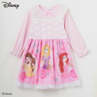 【新品】ディズニープリンセス パジャマ なりきりワンピース 110cm