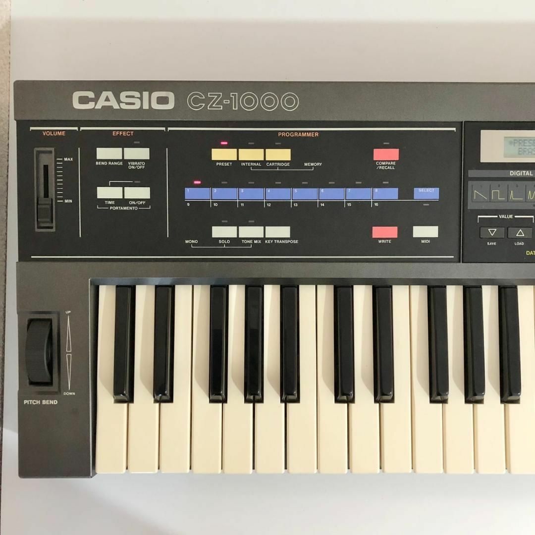 CASIO(カシオ)の【激レア】 CASIO CZ-1000 キーボードシンセサイザー 61鍵盤 楽器の鍵盤楽器(キーボード/シンセサイザー)の商品写真
