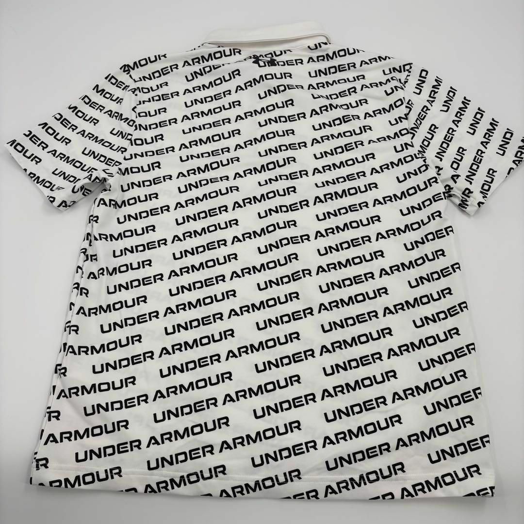 UNDER ARMOUR(アンダーアーマー)の新品未使用✨アンダーアーマー　ゴルフ　ポロシャツ　Mサイズ　白 スポーツ/アウトドアのゴルフ(ウエア)の商品写真