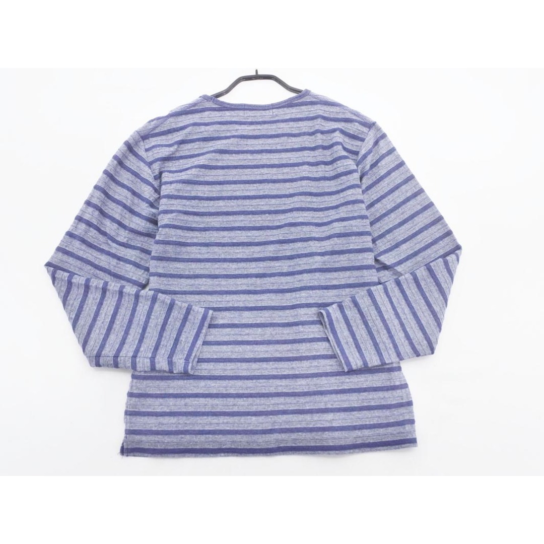 BEAMS(ビームス)のBEAMS ビームス ボーダー 長袖 カットソー sizeL/紺 ■◇ メンズ メンズのトップス(Tシャツ/カットソー(七分/長袖))の商品写真