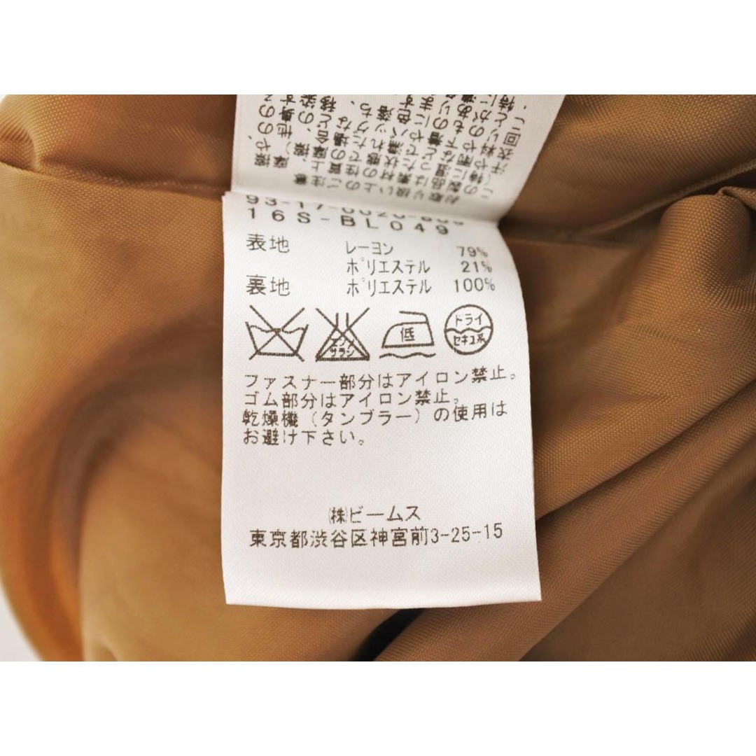 B:MING ｂｙ BEAMS Vネック オールインワン sizeM/茶 ■◆ レディース レディースのパンツ(サロペット/オーバーオール)の商品写真