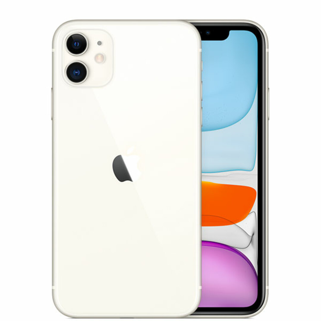 Apple(アップル)のiPhone11 128GB ホワイト SIMフリー 本体 スマホ iPhone 11 アイフォン アップル apple  【送料無料】 ip11mtm1060 スマホ/家電/カメラのスマートフォン/携帯電話(スマートフォン本体)の商品写真