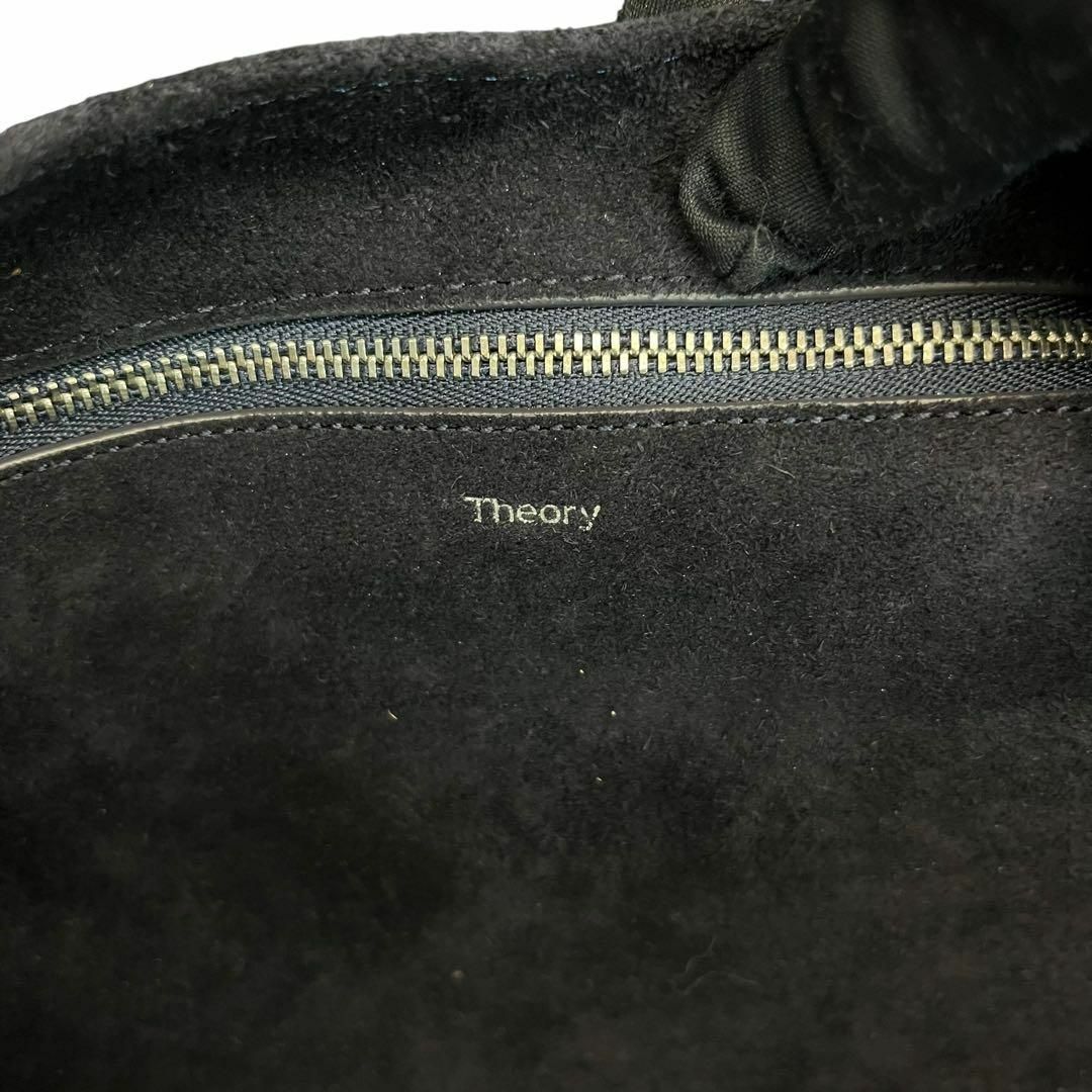 theory トートバッグ　スウェード　ネイビー　A4サイズ セオリー　407 レディースのバッグ(トートバッグ)の商品写真