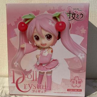 新品未開封　Doll Crystal 桜ミク　フィギュア