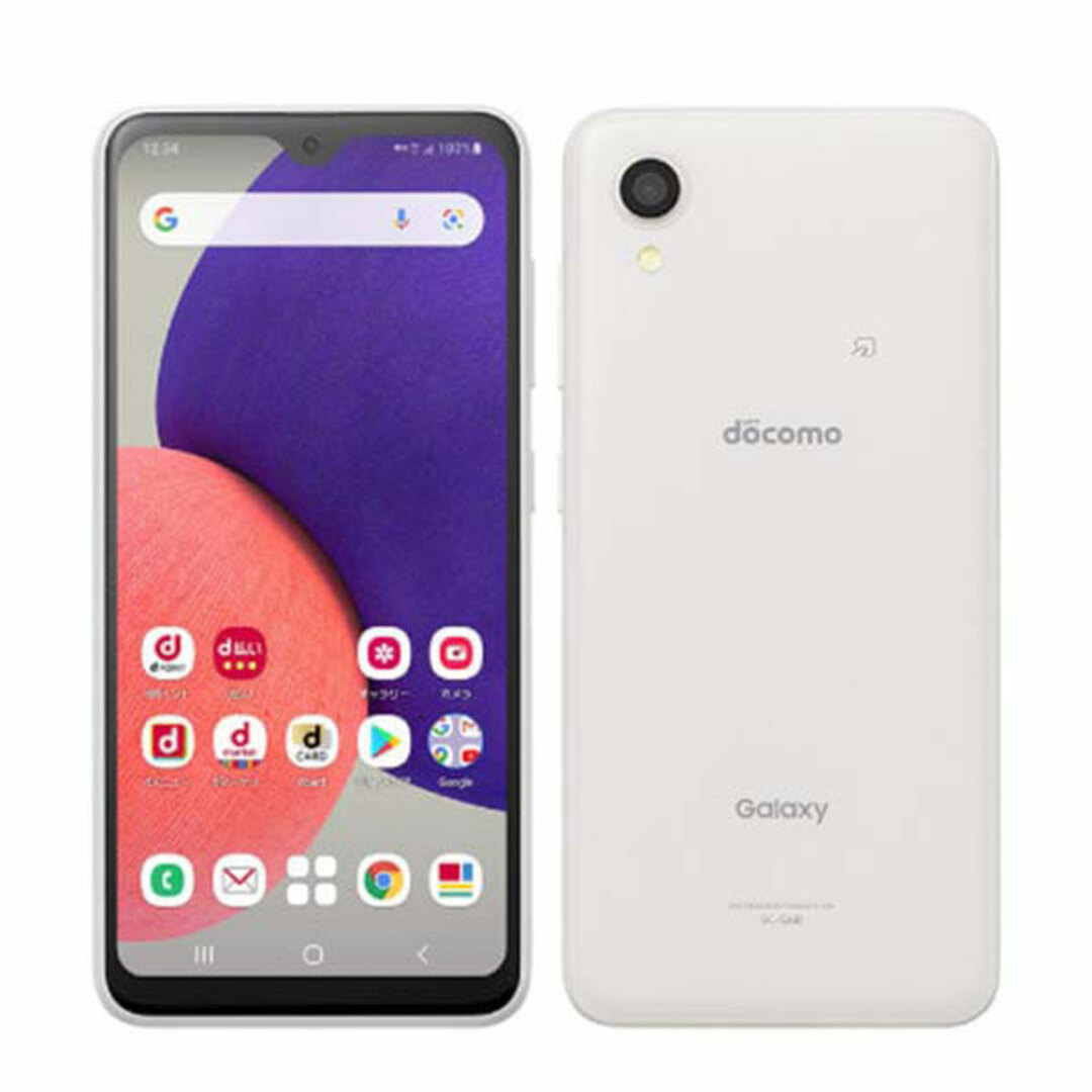 SAMSUNG(サムスン)のSC-56B Galaxy A22 5G ホワイト SIMフリー 本体 ドコモ Aランク スマホ ギャラクシー  【送料無料】 sc56bwh8mtm スマホ/家電/カメラのスマートフォン/携帯電話(スマートフォン本体)の商品写真