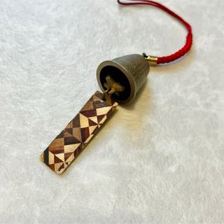 さはり風鈴 沙張　風鈴　ストラップ 京都限定 マツコ紹介品　木工細工　幾何学模様