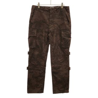 GOODENOUGH グッドイナフ ドリップカーゴパンツ ブラウン M