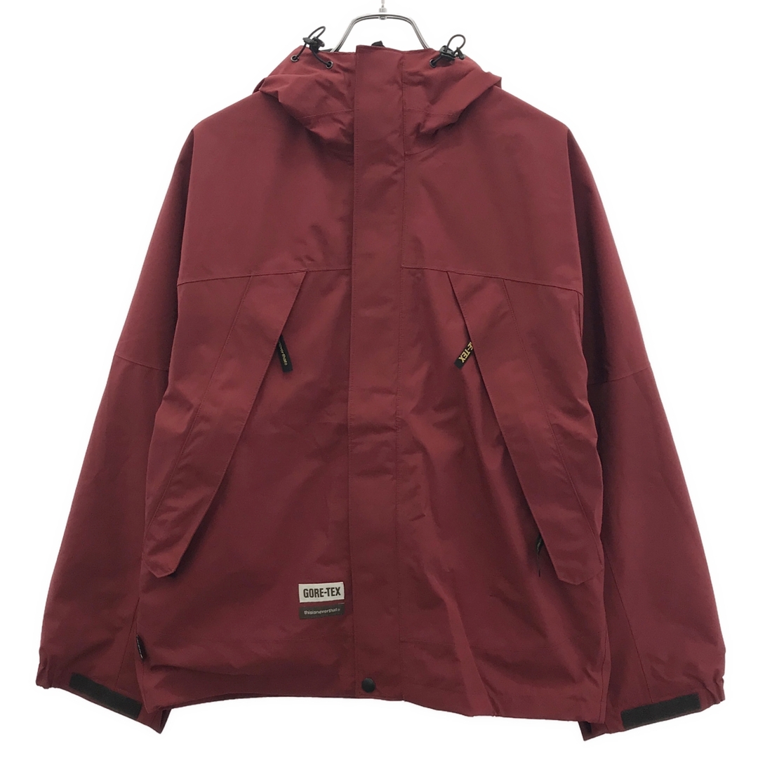 thisisneverthat(ディスイズネバーザット)のthisisneverthat ディスイズネバーザット 24AW GORE-TEX 2L Cold Weather Jacket フーデッドジャケット GT243GOWLS01 レッド S メンズのジャケット/アウター(その他)の商品写真