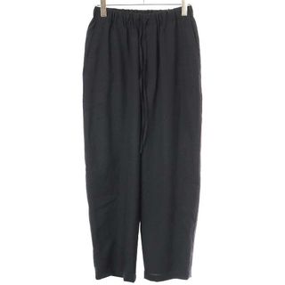marka マーカ 24SS COCOON WIDE EASY PANTS TUMBLED WOOL TROPICAL イージーパンツ M24A-08PT01C ブラック 1