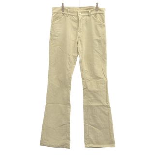 COURREGES PARIS クレージュ CORDUROY BOOTCUT PANTS コーデュロイブーツカットパンツ 123CPA067DE00181021 ベージュ 46