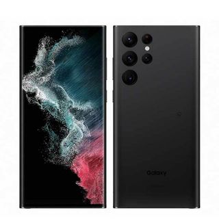 サムスン(SAMSUNG)のSCG14 Galaxy S22 Ultra ファントムブラック SIMフリー 本体 au スマホ ギャラクシー  【送料無料】 scg14bk7mtm(スマートフォン本体)