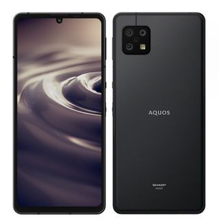 シャープ(SHARP)のSHG07 AQUOS sense6s ブラック SIMフリー 本体 au Aランク スマホ シャープ  【送料無料】 shg07bk8mtm(スマートフォン本体)