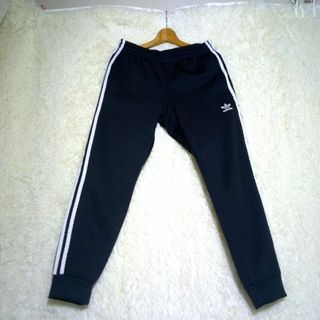 訳あり adidas アディダス【S】3本線 レギンス ジャージパンツ ブラック