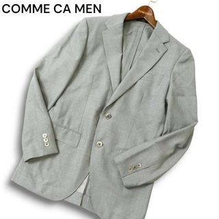 COMME CA MEN コムサ メン 通年★ アンコン テーラード ジャケット シングル 2ボタン Sz.S メンズ 灰 グレー(その他)