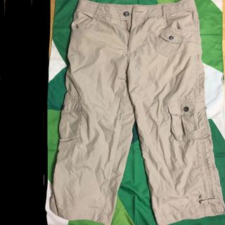 七分丈パンツ　ベージュ160(クロップドパンツ)
