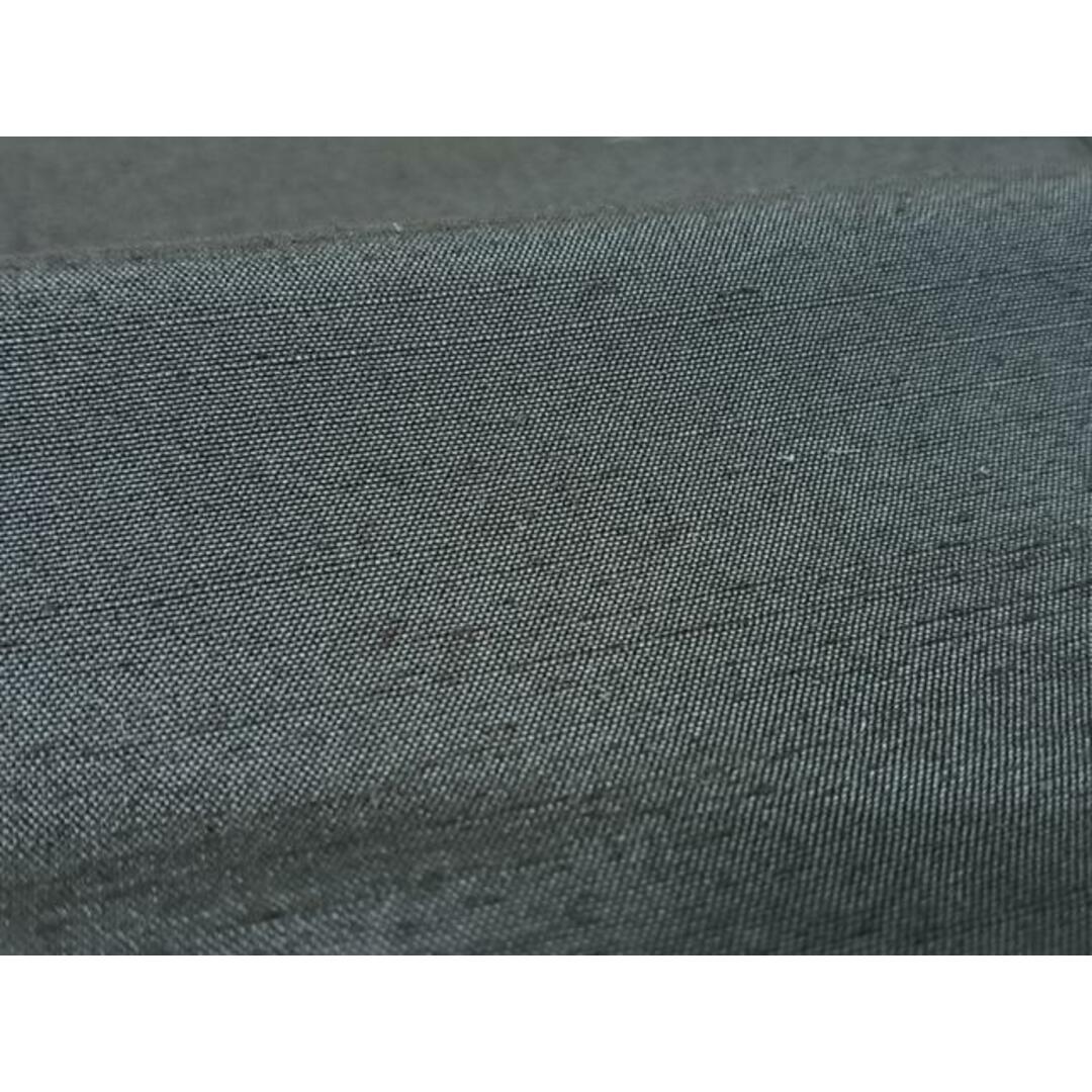 平和屋着物●男性　紬　色無地　深縹色　正絹　逸品　AAAX0275np メンズの水着/浴衣(着物)の商品写真