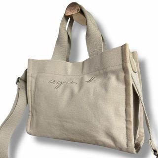 アニエス・ベー agnes b 2way キャンバス トート バッグ 404(トートバッグ)