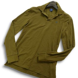 G-STAR RAW ジースター ロウ 【DUNDA CORE POLO L/S】 通年 鹿の子★ 長袖 オーガニック綿 ポロシャツ Sz.XS メンズ(ポロシャツ)