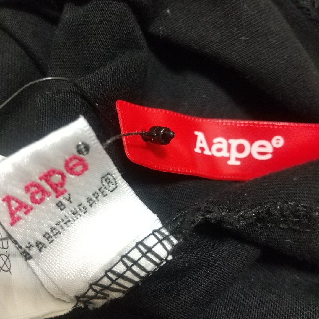 A BATHING APE(アベイシングエイプ)の【人気】アベイシングエイプ 迷彩 ブラック 半袖Tシャツ レディース S レディースのトップス(Tシャツ(半袖/袖なし))の商品写真