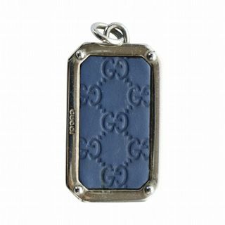 グッチ(GUCCI)のグッチ ネックレス トップのみ アクセサリー ペンダント ロゴ GG柄 レザー(ネックレス)