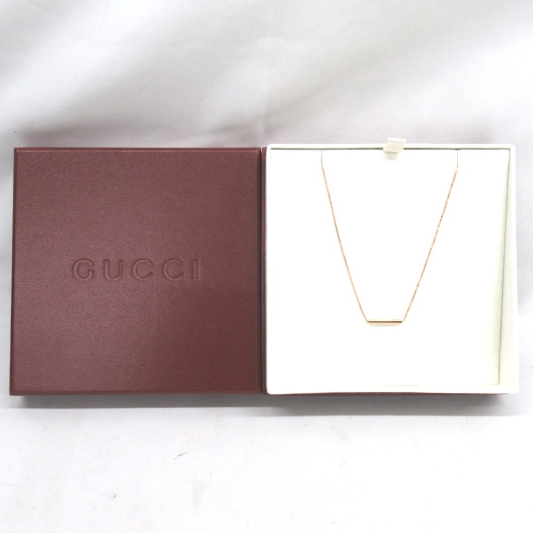 GUCCI(グッチ)のグッチ ネックレス GUCCI バー付 リンクトゥラブ 662108 J8500 5702 KR233591 未使用 レディースのアクセサリー(ネックレス)の商品写真