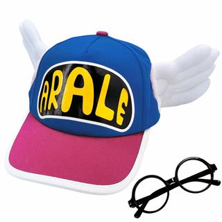 [CHALAN] 帽子 ハロウィン コスプレ キャップ メガネ 2点セット キッ(その他)