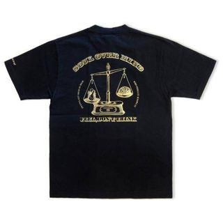 BackChannel バックチャンネル Tシャツ ブラック ゴールド L