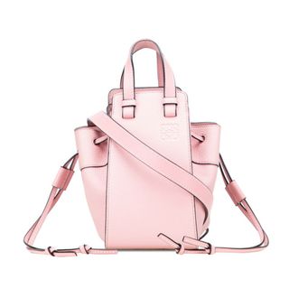 ロエベ(LOEWE)の美品 ロエベ アナグラムロゴ ハンモック ミニ ハンドバッグ ショルダーバッグ 2WAY レザー レディース LOEWE 【1-0219179】(ハンドバッグ)