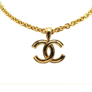シャネル(CHANEL)の美品 シャネル ヴィンテージ ココマーク チェーン ペンダントネックレス メッキ レディース CHANEL 【222-19660】(ネックレス)