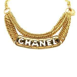 シャネル(CHANEL)のシャネル マトラッセ 31 RUE CAMBON カンボン チェーン ペンダントネックレス メッキ レディース CHANEL 【222-20433】(ネックレス)