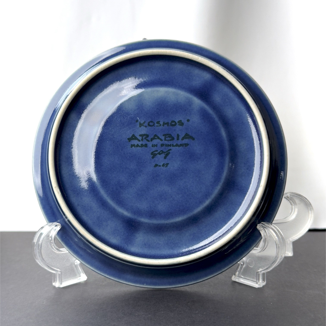 ARABIA(アラビア)のARABIA/Blue Kosmos/ブルーコスモス/ビアマグ＆ソーサー インテリア/住まい/日用品のキッチン/食器(グラス/カップ)の商品写真