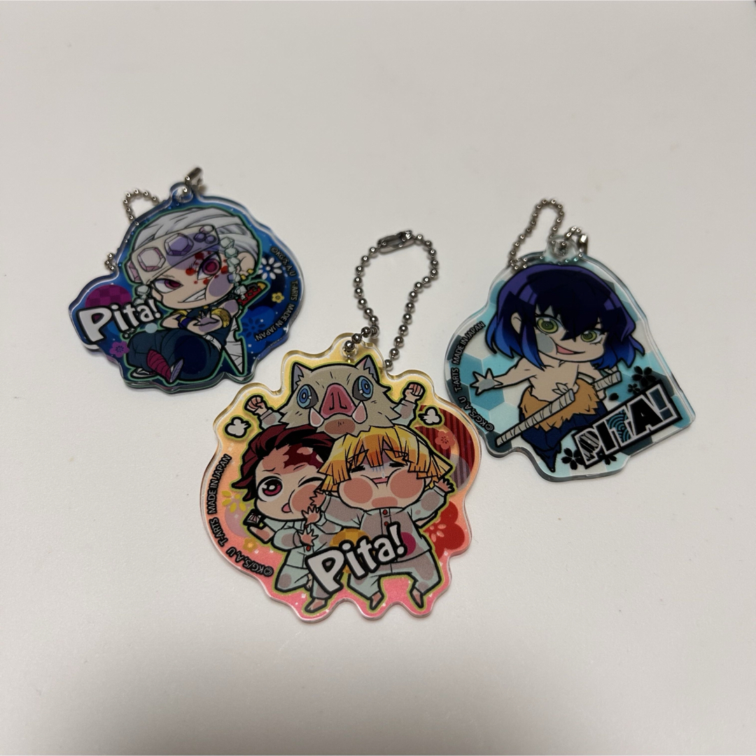 鬼滅の刃 ぴたでふぉめ アクキー エンタメ/ホビーのアニメグッズ(キーホルダー)の商品写真