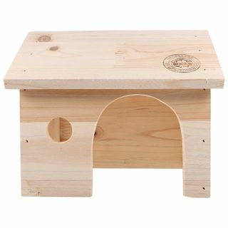 【人気商品】Happyyami ハムスター ケージ小動物 ケージ 木製 ウサギお(その他)